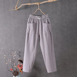 Alyra - Pantaloni rilassati con tasche