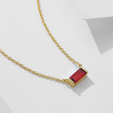 Livia – Collana in argento con piccolo pendente