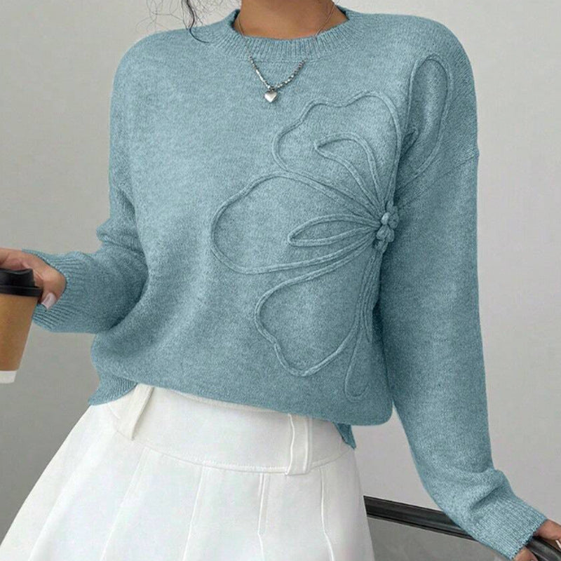 Floraine™ | Maglione morbido fiorito