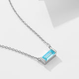 Livia – Collana in argento con piccolo pendente