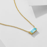 Livia – Collana in argento con piccolo pendente
