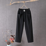 Alyra - Pantaloni rilassati con tasche