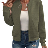 Dora – Giacca bomber strutturale con zip