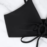 Clotilde | Set di Bikini Due Pezzi con Nodo Anteriore