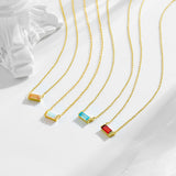 Livia – Collana in argento con piccolo pendente