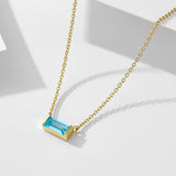 Livia – Collana in argento con piccolo pendente