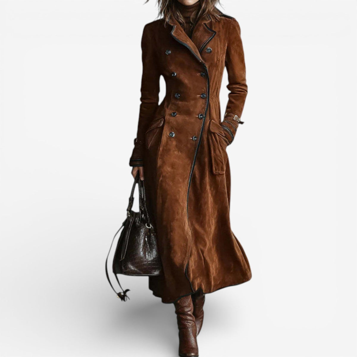 Michela - Cappotto Lungo dall'Eleganza Senza Tempo