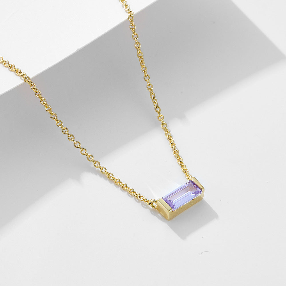 Livia – Collana in argento con piccolo pendente