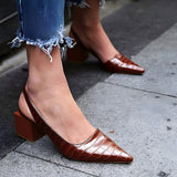 Wynn - Scarpe con tacco a punta larga