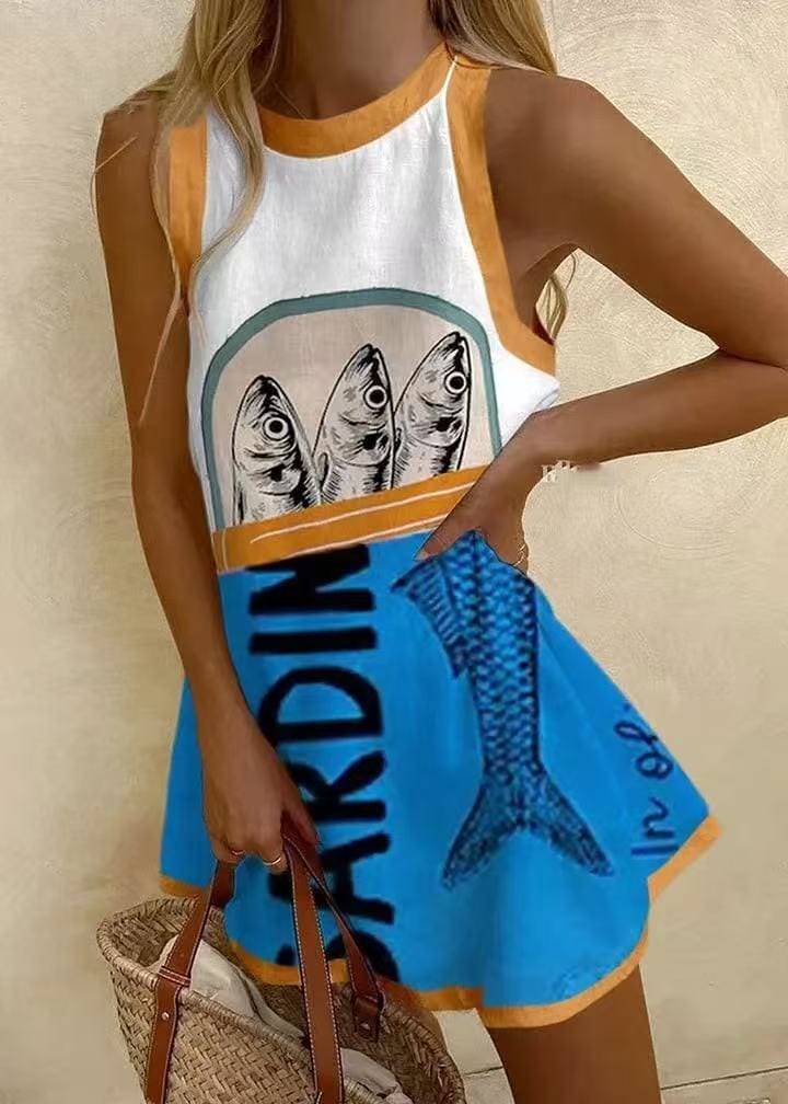 Mini abito in lino Aila