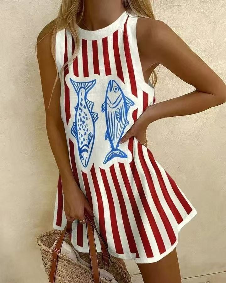 Mini abito in lino