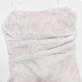 Celeste | Abito Maxi in Pizzo