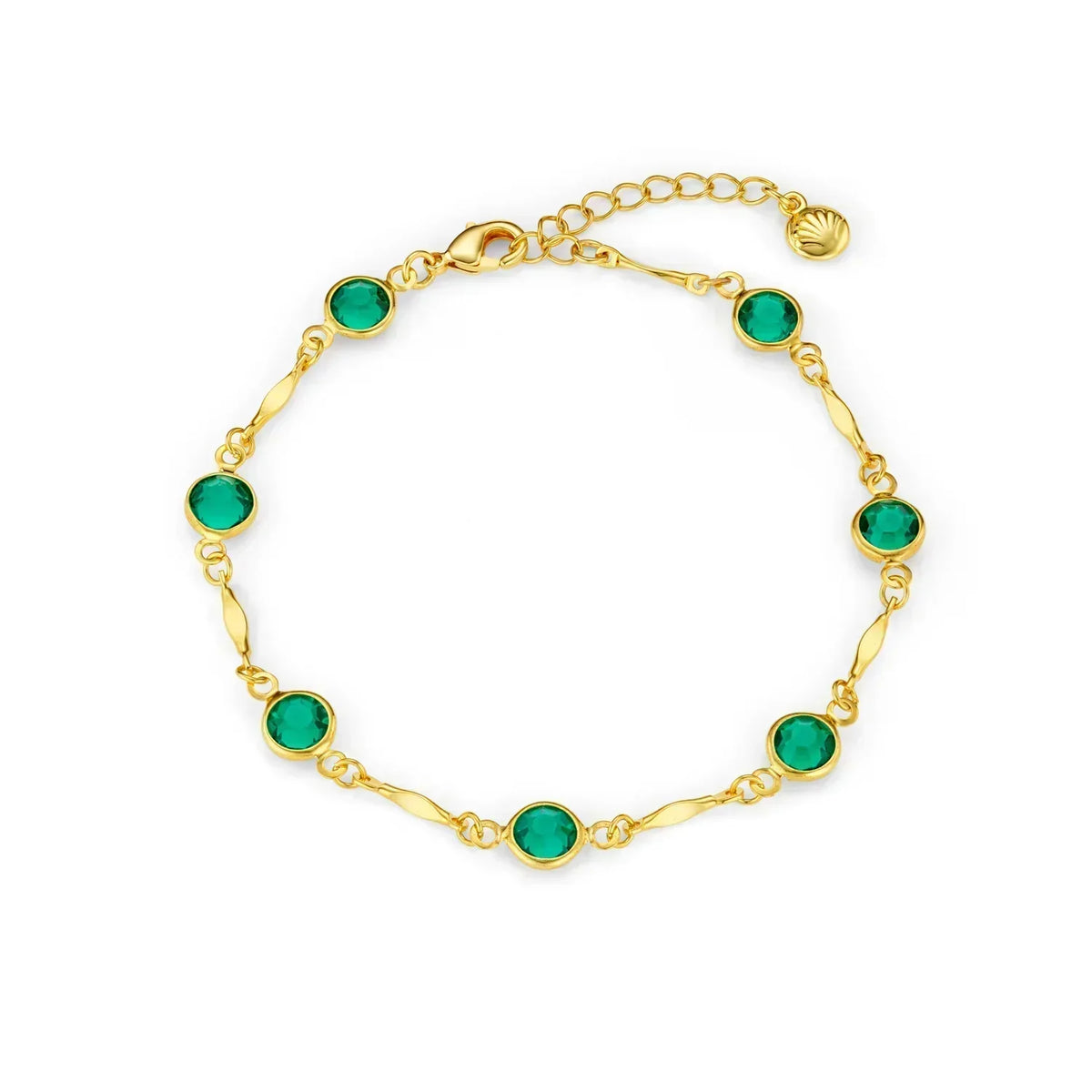Bracciale Catena Smeraldo