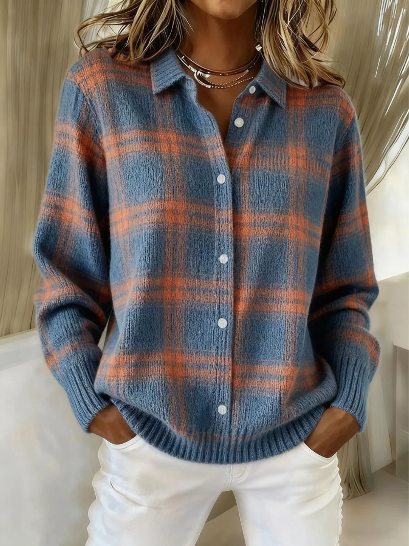 Cardigan a Quadri