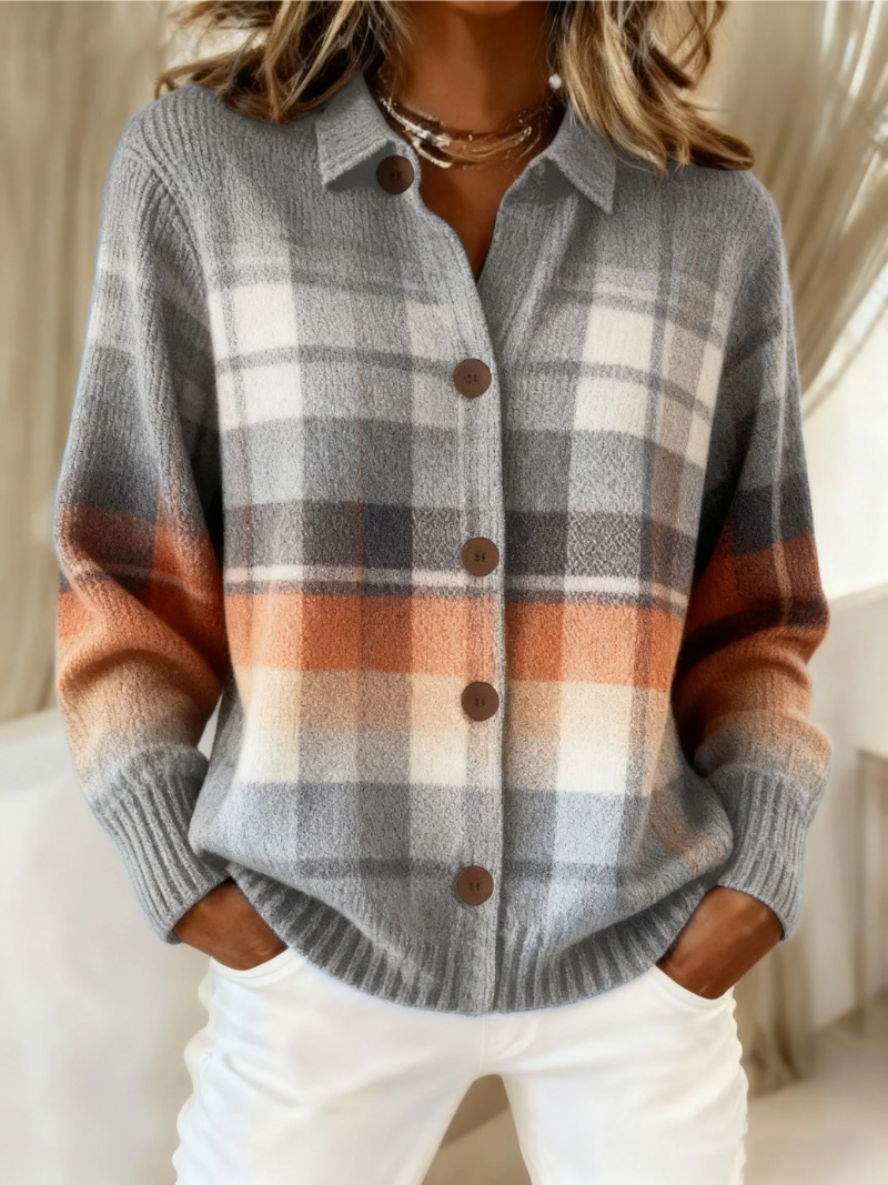 Cardigan a Quadri