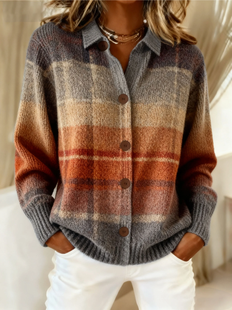 Cardigan a Quadri