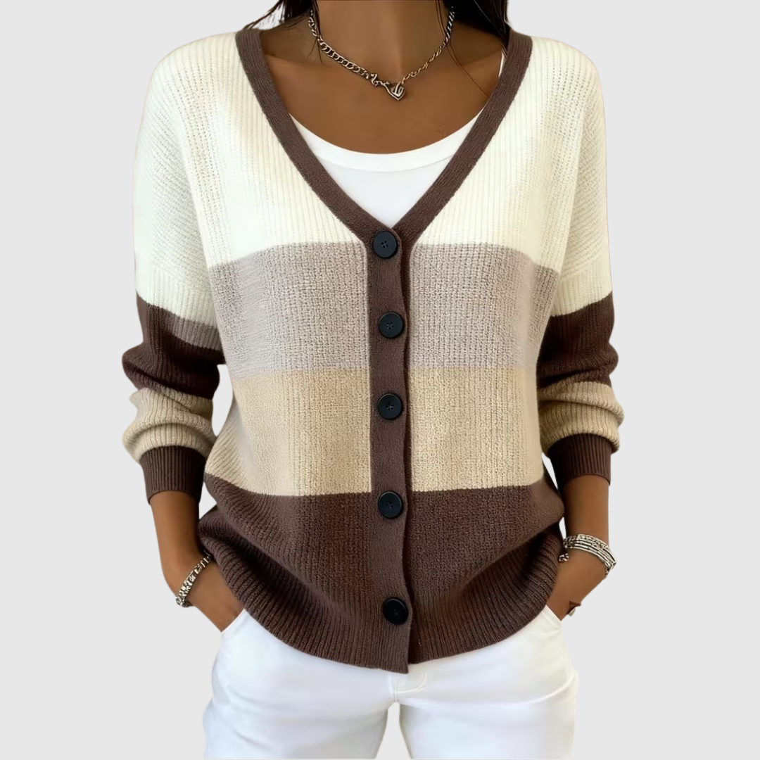 Giacca in Maglia con Bottoni