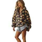 Alma™ | Felpa in pile con cappuccio e maniche lunghe