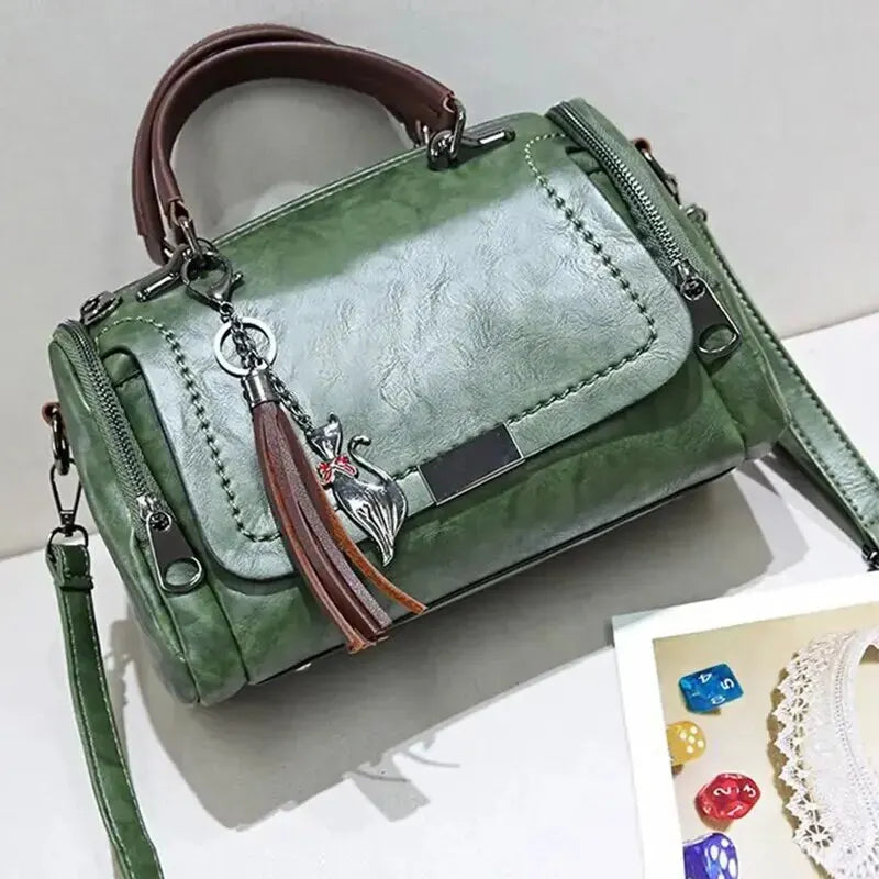 Borsa in Pelle Testurizzata