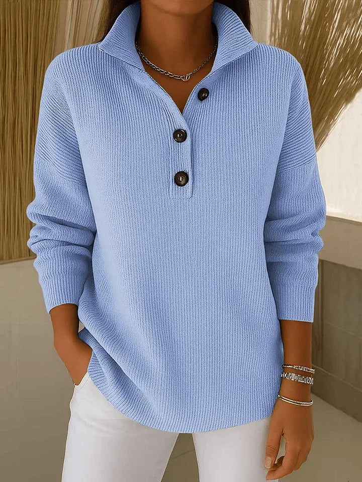 Maglione Polo con Scollo a V