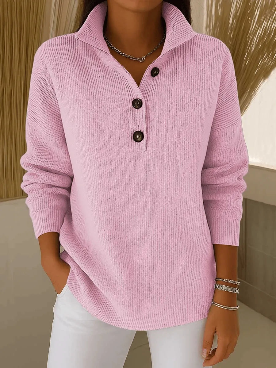 Maglione Polo con Scollo a V