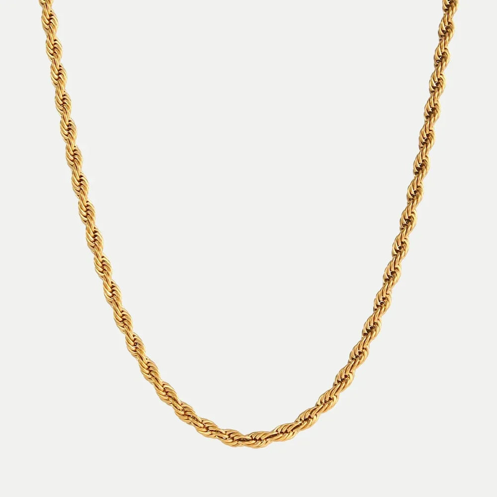 Hélène – Collana dorata con decorazione puntiforme