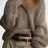 Federica | Cardigan in Mistura di Cashmere Morbido