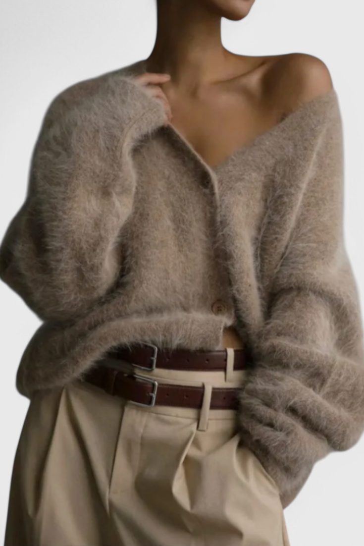Federica | Cardigan in Mistura di Cashmere Morbido