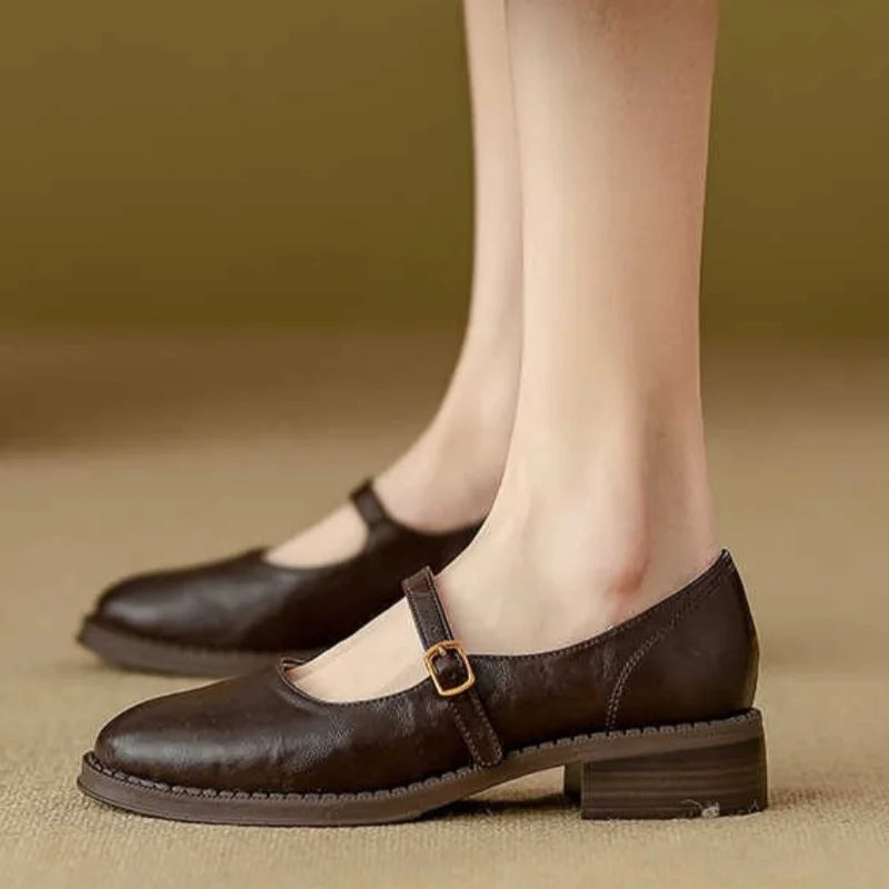 Mary Jane Classiche In Pelle