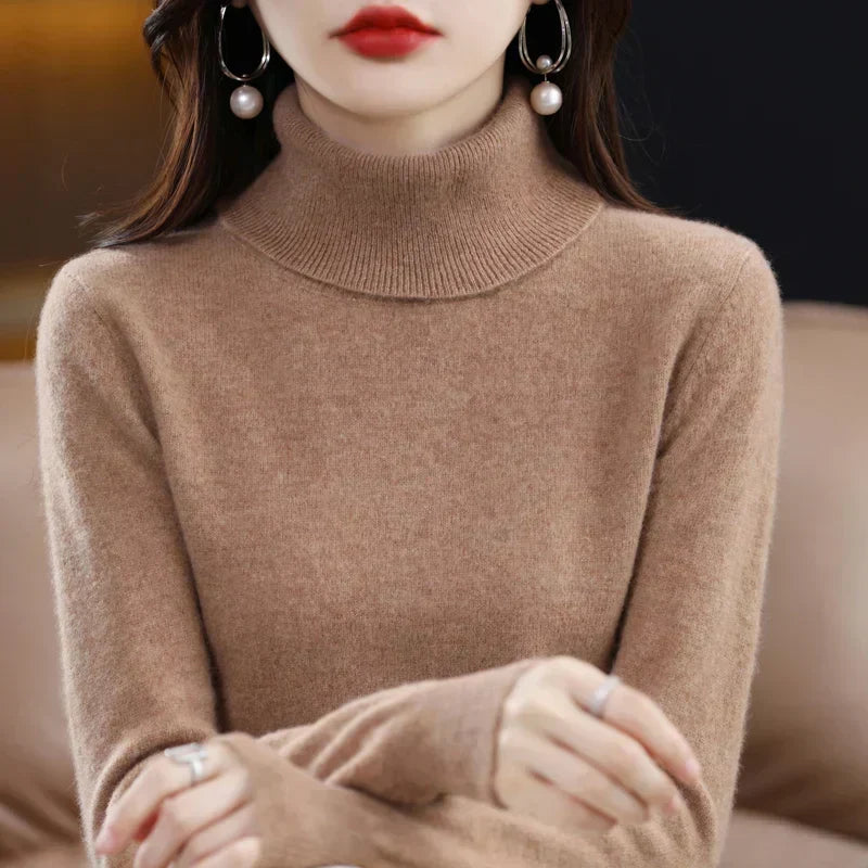 Sofia | Maglione in Cashmere con Collo Alto