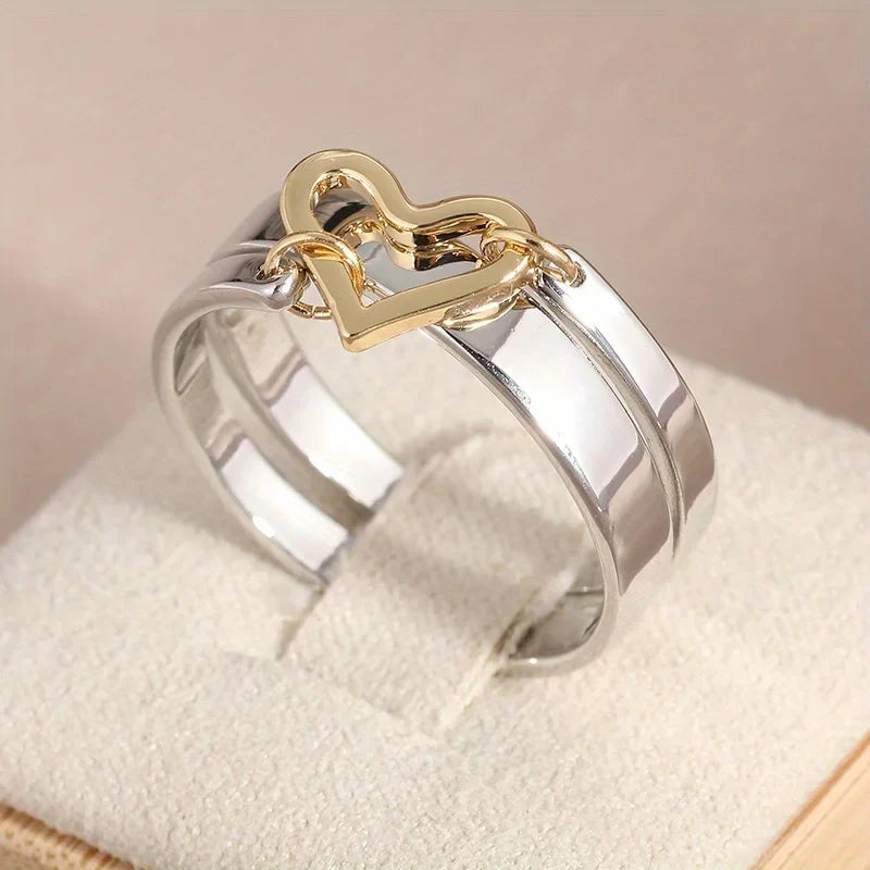  Melania - Anello Cuore Intrecciato