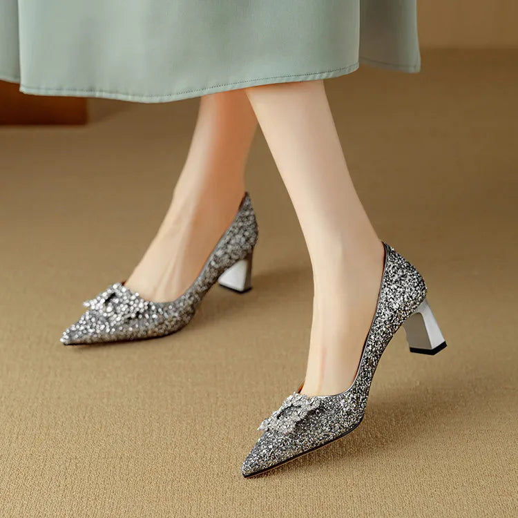 Décolleté Glitter