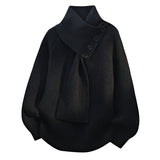 ELZA™|MAGLIONE COLLO SCIARPA