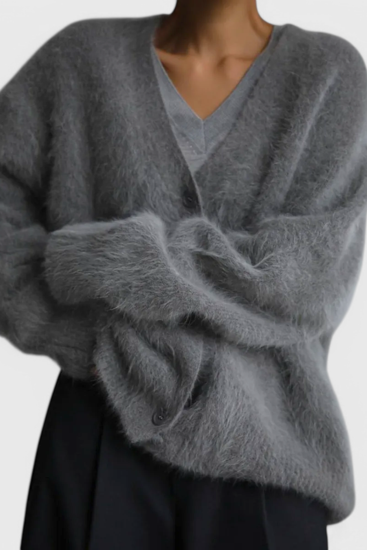 Federica | Cardigan in Mistura di Cashmere Morbido