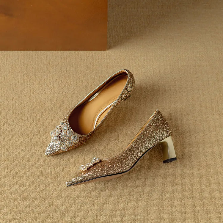 Décolleté Glitter
