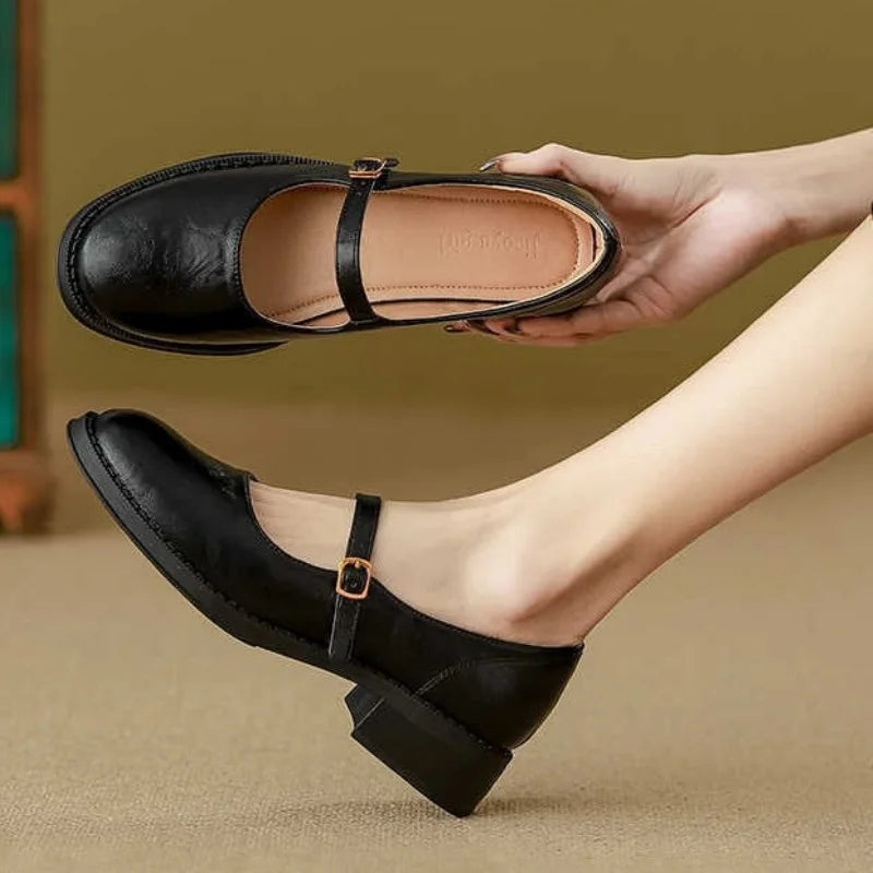 Mary Jane Classiche In Pelle