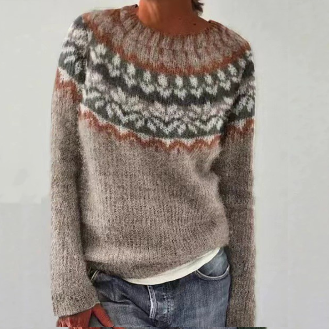 Maglione Jacquard Vintage