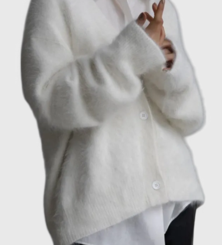 Federica | Cardigan in Mistura di Cashmere Morbido