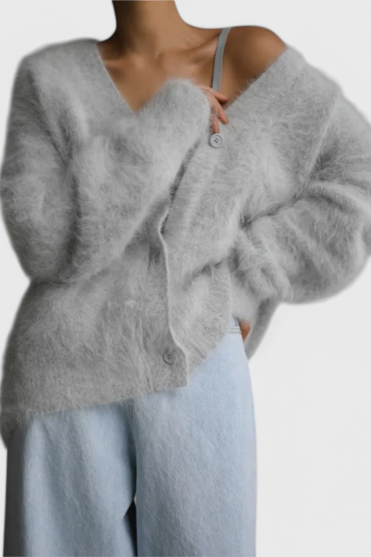 Federica | Cardigan in Mistura di Cashmere Morbido