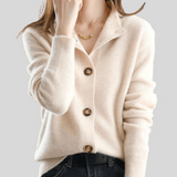 Stéphanie | Cardigan in Cashmere Stile Retro