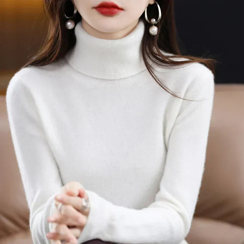 Sofia | Maglione in Cashmere con Collo Alto