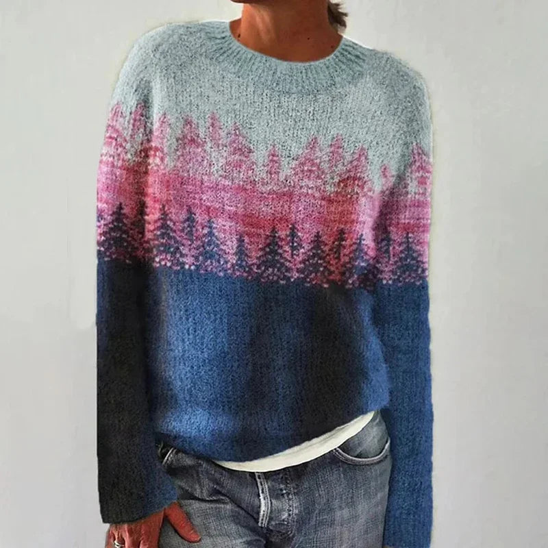 Maglione Jacquard Rétro