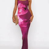 Ione - Maxi abito tubino stampato chic