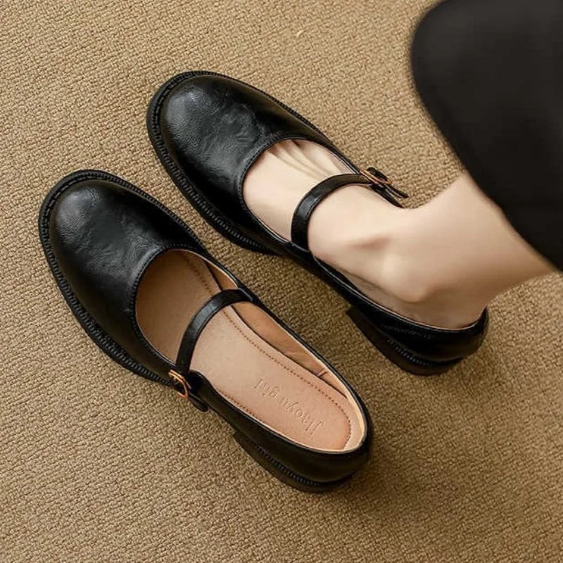 Mary Jane Classiche In Pelle