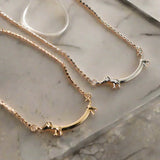 Collana Dachshund Dorato