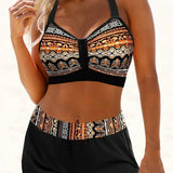 Janette | Bikini a costine a vita alta