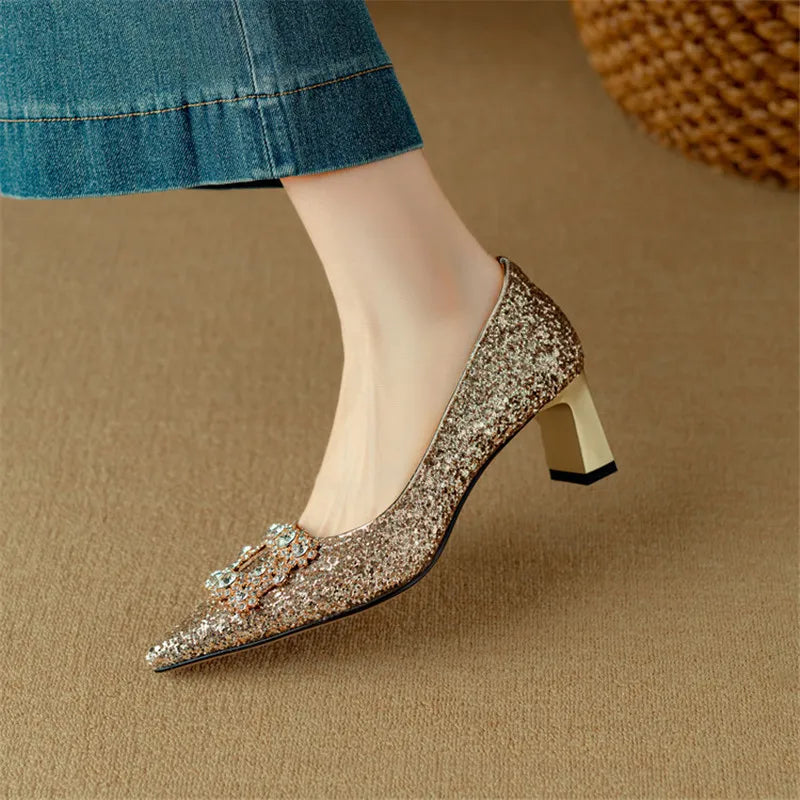 Décolleté Glitter
