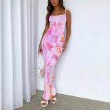 Ione - Maxi abito tubino stampato chic