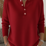 Eleonora | Maglione Button-Up Calmo