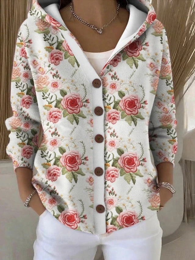 Cardigan Fantasia con Cappuccio